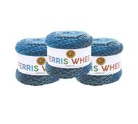 Lion Brand Yarn Riesenrad-Garn, mehrfarbiges Garn zum Stricken, Häkeln und Basteln, 3er-Pack, Full Moon