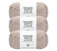 Lion Brand Yarn, The Cottony One Häkelgarn, Marvellous Mushroom, 3er-Pack