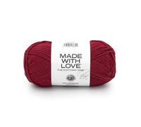 Lion Brand Yarn Tom Daley - The Cottony One, Strickgarn, Robbie Red, 1er Pack