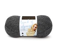 Lion Brand Yarn (1 Strang) Touch of Alpaca Yarn Anthrazit