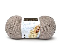Lion Brand Yarn Company 674-123 Touch of Alpaka Garn, Taupe, ein Knäuel