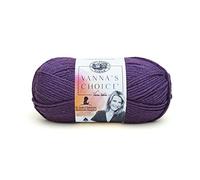 Lion Brand Yarn Vanna's Choice Aran Weight Garn zum Stricken, Häkeln und Basteln, Lila, 1 Packung