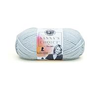 Lion Brand Yarn Vanna's Choice Aran Weight Garn zum Stricken, Häkeln und Basteln, Silberblau, 1 Packung