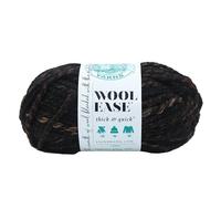 Lion Brand Yarn Wool-Ease dickes und schnelles Garn, weiches und sperriges Garn zum Stricken, Häkeln und Basteln, 1 Knäuel, geröstete Mandel