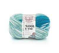 Lion Brand Yarn Wool Ease Fair Isle-Garn, helles Aqua/Türkis