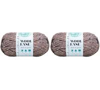 Lion Brand Yarn Wool-Ease Thick & Quick Acrylgarn, Farbe: Grünkohl, 21,59 x 9,53 x 9,53 cm Barley (Packung mit 2)