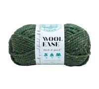 Lion Brand Yarn Wool-Ease Thick & Quick Acrylgarn, Farbe: Grünkohl, 21,59 x 9,53 x 9,53 cm Kale