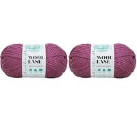 Lion Brand Yarns Wool-Ease Thick & Quick Acrylgarn, Farbe: Grünkohl, 21,59 x 9,53 x 9,53 cm Feige (Packung mit 2)