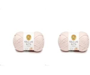 Lion Marke Garn Company Löwe Marke 215-101 Fühlt sich an wie Butta Garn, Polyester, Pink, 17.78 x 6,35 x 6,35 cm (Packung mit 2)