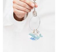 LIOOBO Bunter Delfin Schlüsselanhänger PVC Acryl Wal Charm für Freundschaft Geschenk als Auto Taschenanhänger Niedliches Design Robust und Vielseitig Einsetzbar