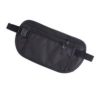 LIOOBO Reisetasche Schwarz Gürteltasche Herren Schwarz Sporttasche Herren Hüfttasche mit Verstellbarem Clip für Bargeld Ausweis und Handy Robustes Material Atmungsaktive Zufälliger Stil