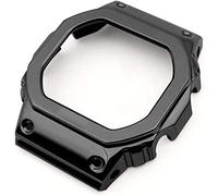 LIOONS Uhrenarmband Edelstahlgehäuse für Casio GW-B5600, DW-5600, GB-5600B - Schmetterling Design - 21 cm Silber Edelstahl Armband