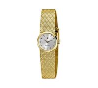 Lip Damen Armbanduhr Henriette 671451 Vintage Gold 22mm 16mm Automatik Weiß Glas Zifferblatt Milanaise-Design Magnetische Schließe