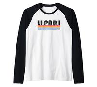 Lipari, Italien Retro 70er 80er Jahre Stil Raglan