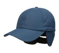 Lipodo 3M Thinsulate Cap mit Ohrenklappen Damen Herren Aus Stoff Gefüttert mit Fleece Stretch-Elementen Schirmlänge 7 cm Baseballcap Schirmmütze Sommer Winter dunkelblau M (57-58 cm)