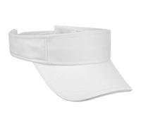 Lipodo Classic Cotton Visor Uni einfarbig Made in Italy Damen und Herren Frühling Sommer weiß One Size
