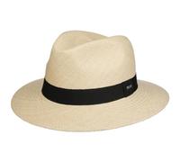 Lipodo Classic Traveller Panamahut Made in Italy Damen und Herren Frühling Sommer Natur M (56-57 cm)