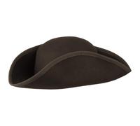 Dreispitz Wollfilzhut by Lipodo braun L (59-60 cm)