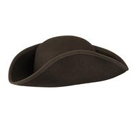 Dreispitz Wollfilzhut by Lipodo braun S (55-56 cm)