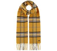 Lipodo Karo Cashmink Winterschal für Damen/Herren (30 x 180 cm) - Karoschal Made in Germany - Hautfreundlicher Fransenschal - Schal mit Fransen Herbst/Winter gelb
