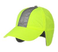 Reflektierende Cap mit Ohrenklappen by Lipodo neongelb XL (59-60 cm)