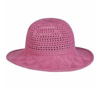 Lipodo Strickhut Elegante Häkeloptik Unifarbener Hut Damen Made in Italy Frühjahr Sommer pink One Size