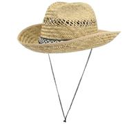 Texas Strohhut mit Kinnband by Lipodo natur S (54-55 cm)