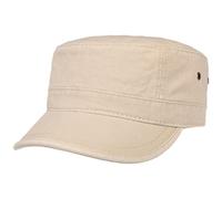 Lipodo Urban Army Cap Damen/Herren - Schirmmütze aus 100% Baumwolle - Armycap S/M (54-Medium) - Mütze in Beige - Größenverstellbar