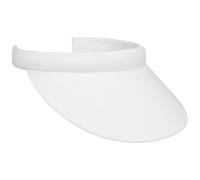 Lipodo Visor Sport Cap Schirm Unifarben Baumwolle Frotteeband Damen Golf Tennis Freizeit Sommer weiß One Size