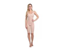 LIPOELASTIC MGF Variant - Ganzkörper-Kompressionsbody - Catsuit - zertifiziertes Material, Beige, L