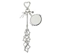 Lippenbalsam-Halter - Premium Modern Schlüssel Kosmetiktasche, tragbar, vielseitig, tragbarer Organizer mit Spiegel, rotes Etui für Frauen und | vielseitig einsetzbar, Outdoor Indoor Utility