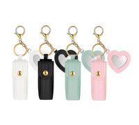 Lippenbalsam-Halter, Schlüsselanhänger, Geldbörse, tragbare Lippenfarbe, für Mädchen, Damen, Studenten, Make-up-Liebhaber, Pendeln, Reisen, Partys, Hochzeiten, Verabredungen