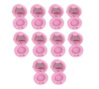 Lippenstift-Halter im Rosen-Design, kompakte Reisegröße, Kosmetik-Aufbewahrungskoffer für Lipgloss, Valentinstagsgeschenk, tragbare Kosmetiktasche, 10 Stück, B, Mass Beauty