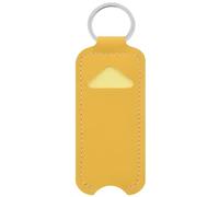 Lippenstift-Schlüsselanhängerhalter, Lippenbalsam, Tasche, Kette, bunt, glänzend, Schlüsselanhänger, Tasche, Zubehör, Rucksack, Dekorationen, Balsam, Aufbewahrungstasche, gelb, Einheitsgröße