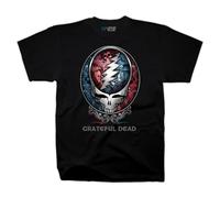Liquid Blue Grateful Dead Bertha SYF Kurzärmlig, Übergröße - Schwarz - 5X-Large