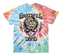 Liquid Blue Herren Grateful Dead Roosevelt Steal Your Face Rose T-Shirt, Batik, XL