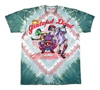 Liquid Blue Herren Grateful Dead Spring Training Baseball T-Shirt, Batik, XL