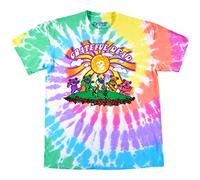 Liquid Blue Herren Grateful Dead Sunshine Bears Tanzende Bären T-Shirt, Batik, XL