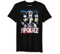 Liquid Blue Herren The Police Greatest Hits Short Sleeve T-Shirt, Schwarz, XL