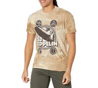 Liquid Blue Herren Zeppelin Poster T-Shirt, Batik, Mittel