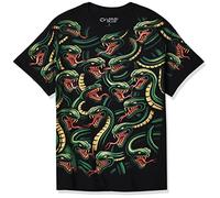Liquid Blue Uni-Erwachsene Fantasy Snake Pile All Over Print T-Shirt, schwarz, Medium