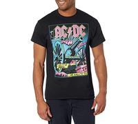 Liquid Blue Unisex Ac/Dc TNT Blacklight We Salute You T-Shirt, Schwarz, XL