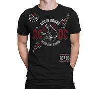 Liquid Blue Unisex-Erwachsene Ac/Dc Australian Hard Rock Dirty Deeds Short Sleeve Tee T-Shirt, schwarz, Large