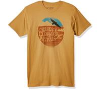 Liquid Blue Unisex-Erwachsene Creedence Clearwater Revival Green River T-Shirt, senffarben, Medium