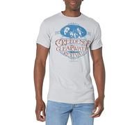 Liquid Blue Unisex-Erwachsene Creedence Clearwater Revival Travelin' Band T-Shirt, GRAU, Klein