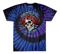 Liquid Blue Unisex-Erwachsene Grateful Dead Boston Music Hall Spiral Tie Dye SS T-Shirt, Batik, XX-Large