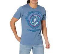 Liquid Blue Unisex-Erwachsene Grateful Dead Fillmore Blue SS Tee T-Shirt, Kornblume (Blau), L