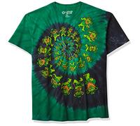 Liquid Blue Unisex-Erwachsene Grateful Dead Irish Spiral Bears St. Patricks Tie Dye T-Shirt, Multi, Groß