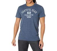 Liquid Blue Unisex-Erwachsene Grateful Dead Road Crew 1977 Cornell Short Sleeve T-Shirt, Blau meliert, Medium