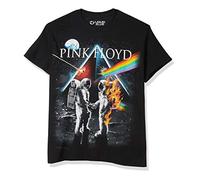 Liquid Blue Unisex-Erwachsene Pink Floyd Bright Side of The Moon T-Shirt, schwarz, X-Large